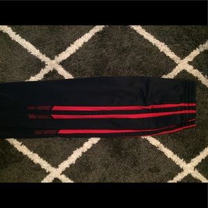 Navy Blue w/Red Stripe Track Pants Size 10/12
